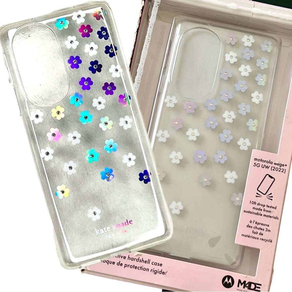 NEW kate spade Motorola Edge+ Floral Cellular Phone Protective Hardshell Case